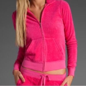 Juicy Couture Velvet Zip Up